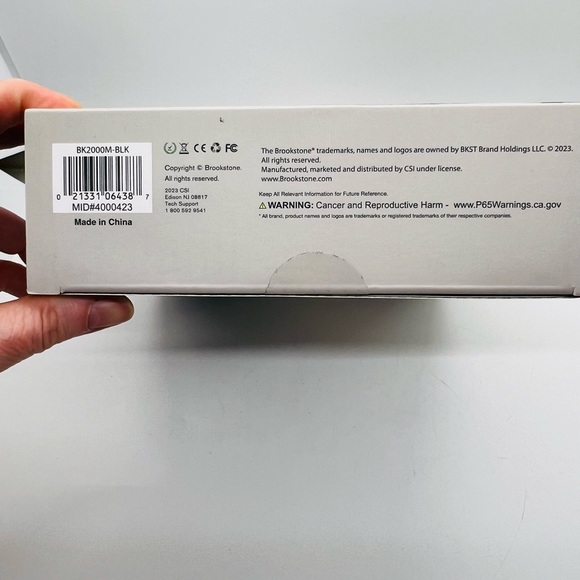 NWT Brookstone Cordless 3 Nodes Electric Neck Massager - Picture 4 of 6